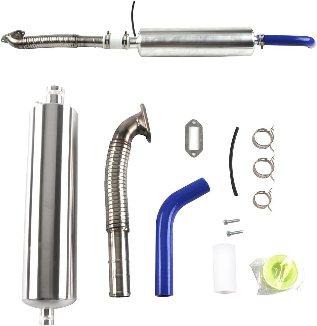 RC Gasoline Engine 170CC Exhaust Silencer and Exhaust System Set for DLE170 Engine Airplane Fixed Wing