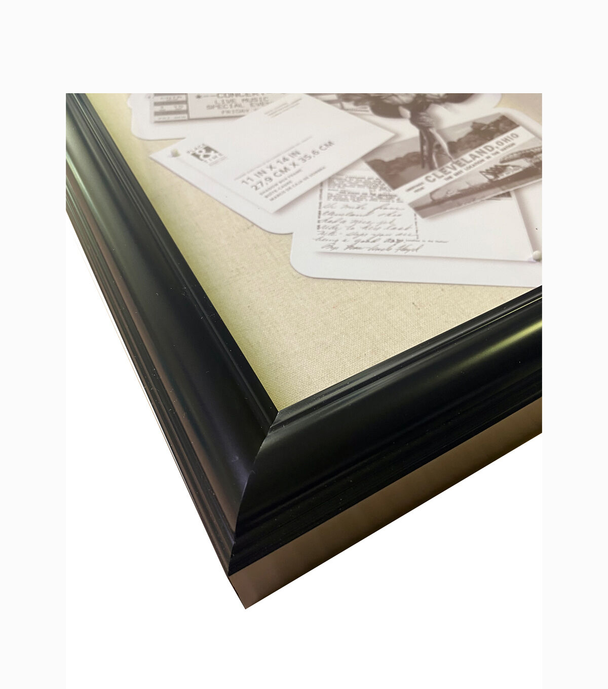 8 x 8 Rounded Black Shadowbox by Place & Time