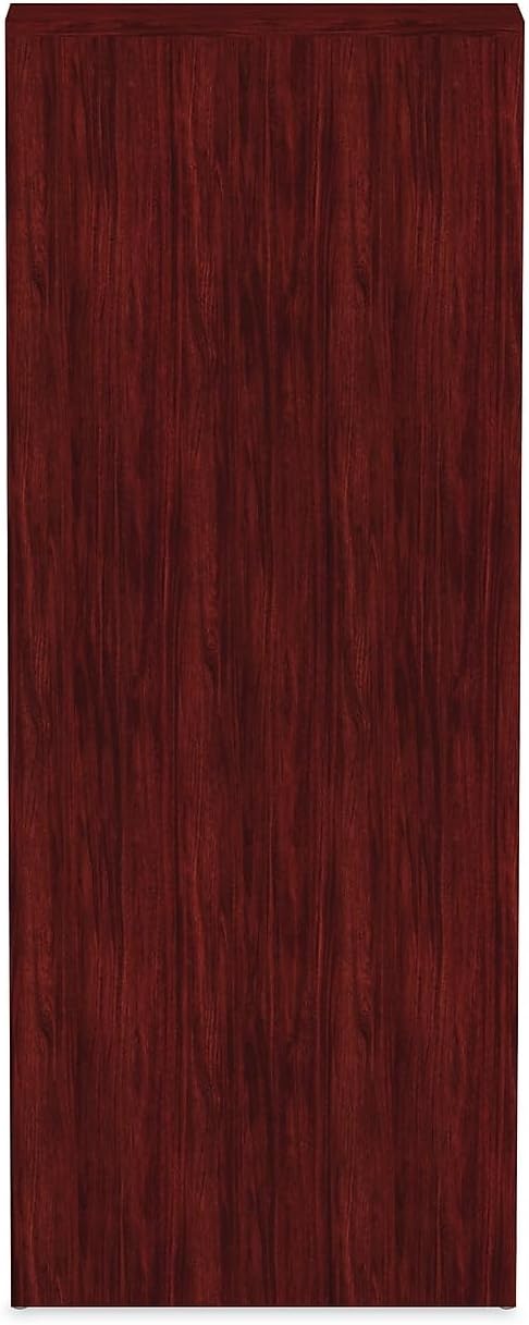 Alera VA638232MY Valencia Bookcase, 6-Shelf, 31-3/4 x 14 x 80-3/8, Mahogany