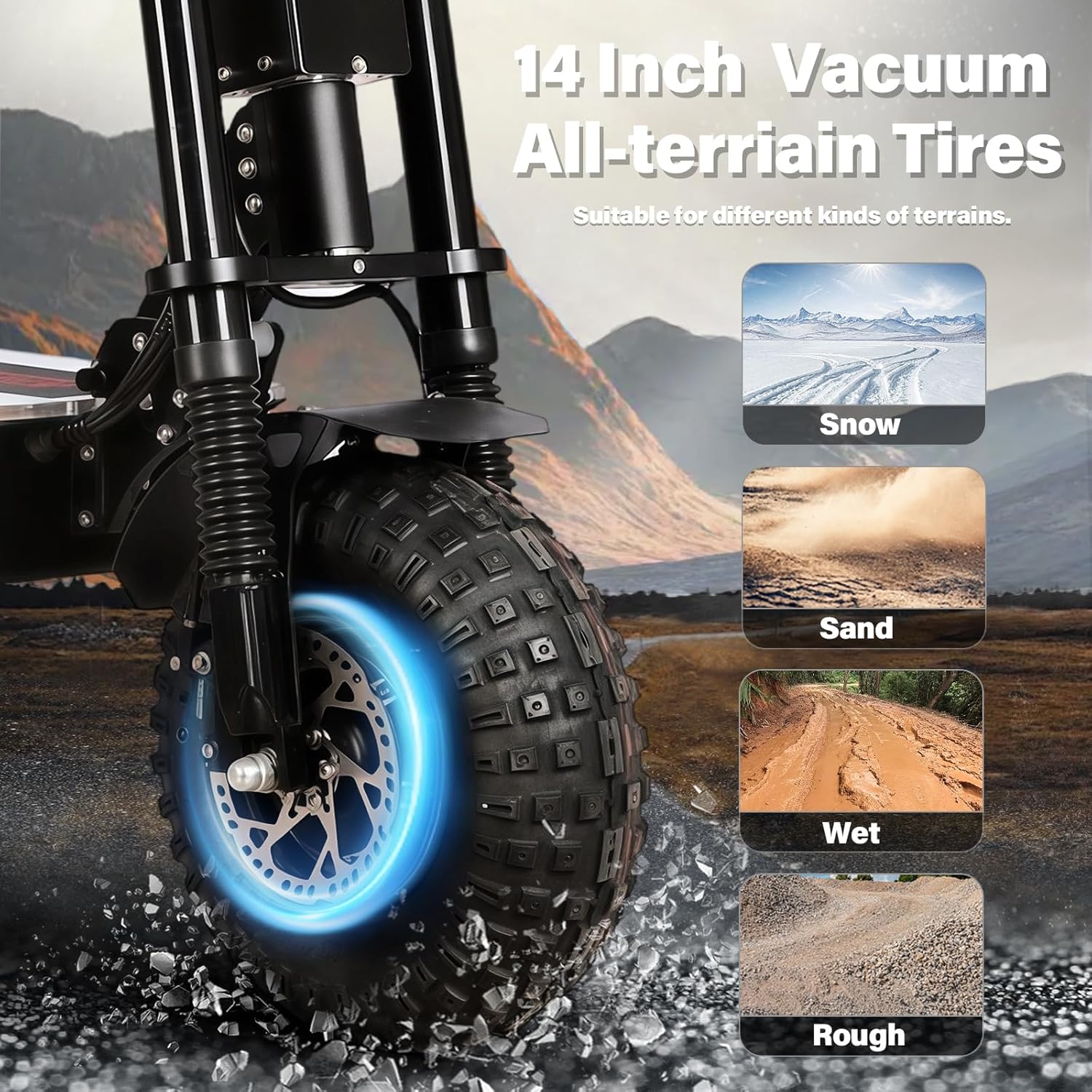 Foldable Electric Scooter with Seat for Adults,High Power 10000W Dual Motor 72V 40A Extra Long Range,14