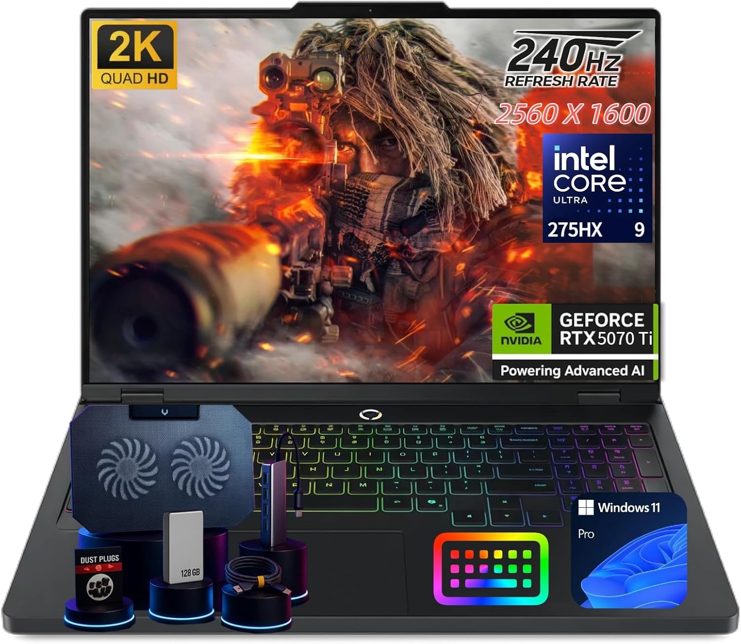 Lenovo Legion Pro 5i Gaming Laptop - Core Ultra 9 275HX · RTX 5070 Ti 12GB GDDR7 · 16