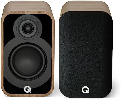 Q Acoustics 5010 Compact Bookshelf Speakers Pair Holme Oak - 4.5