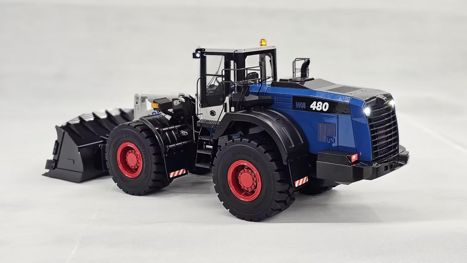 TOUCAN RC HOBBY 1/14 RC Metal Hydraulic Loader WA480 Electric Construction Vehicle RTR Axle Locks Wheel Hub Reduction Quick Coupler Flysky Radio