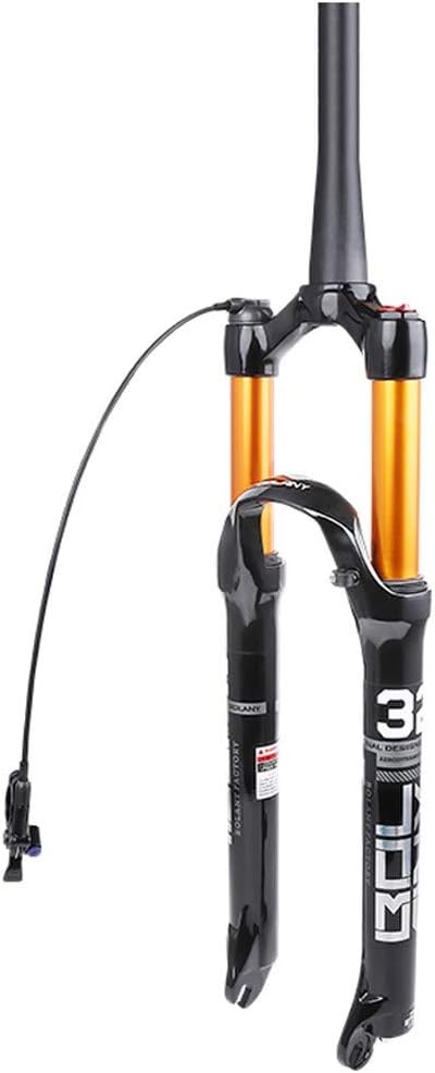 Mountain Bike Suspension Fork 26 27.5 29 Inch, 1-1/8 Disc Brake Magnesium Alloy Air Fork Travel 120mm