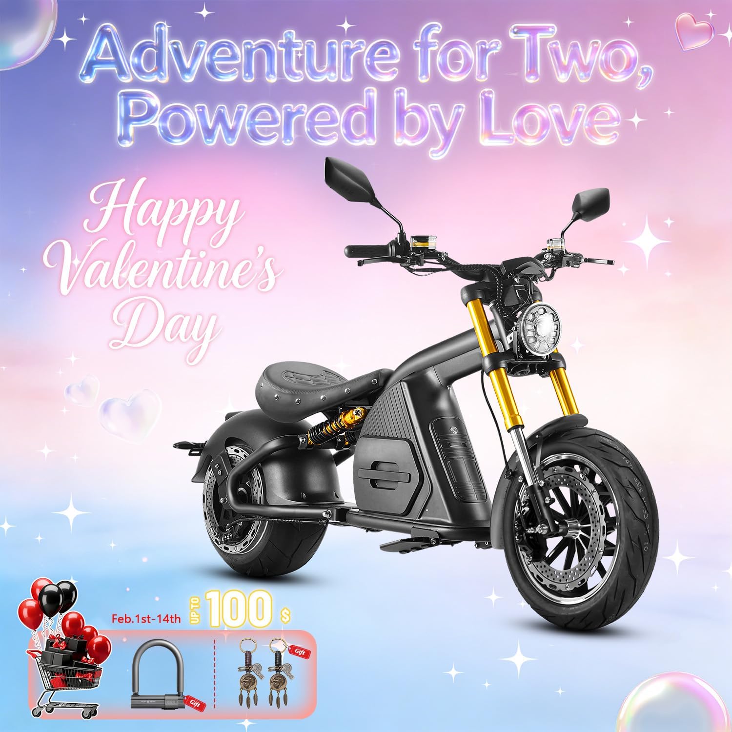 eAhora M8S (2026 Update) 4000W Electric Motorcycle for Adults,50MPH 72V 35Ah Battery 90 Miles Long Range,Full Suspension Dual Hydraulic Brakes,Street Legal Scooter