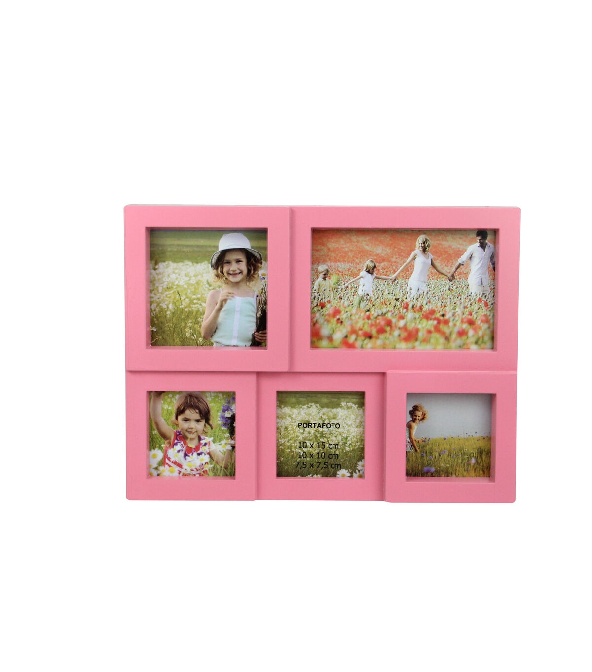 Northlight 12 Pink 5 Photo Collage Frame