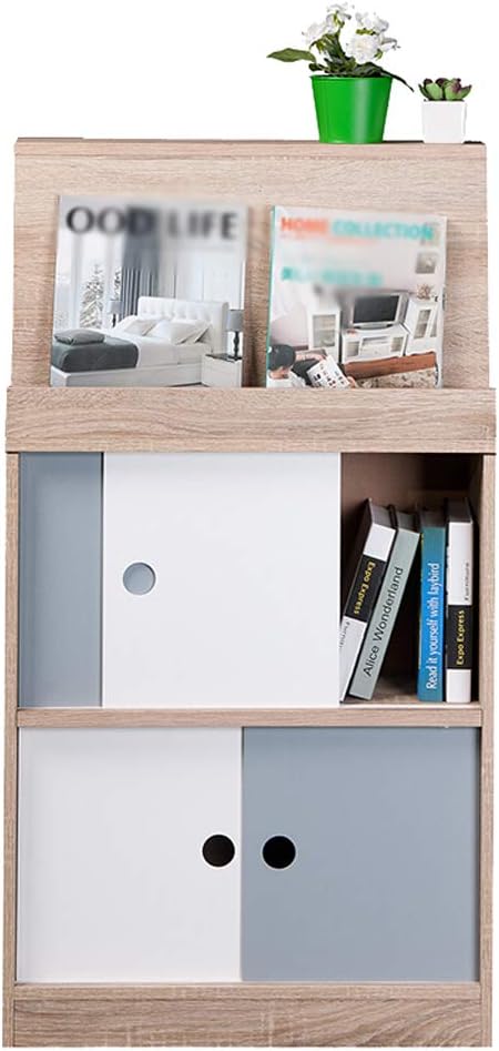 LCJQ Home Bookshelf Wood Bookcase Cube Storage Unit Home Office Display Bookshelf Organizer, Multi-Use Modular Storage Shelving Rack ​Shelves