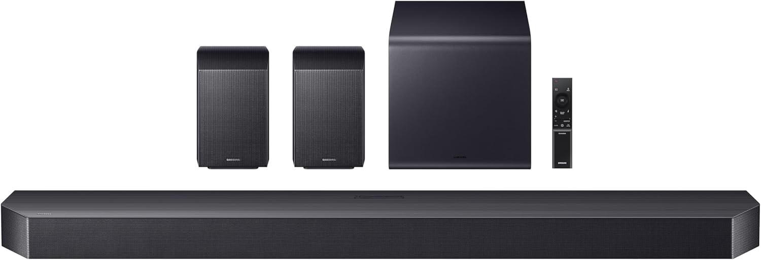 Samsung HWQ990F 11.1.4 Channel Q-Series Soundbar with Subwoofer and Rear Speakers