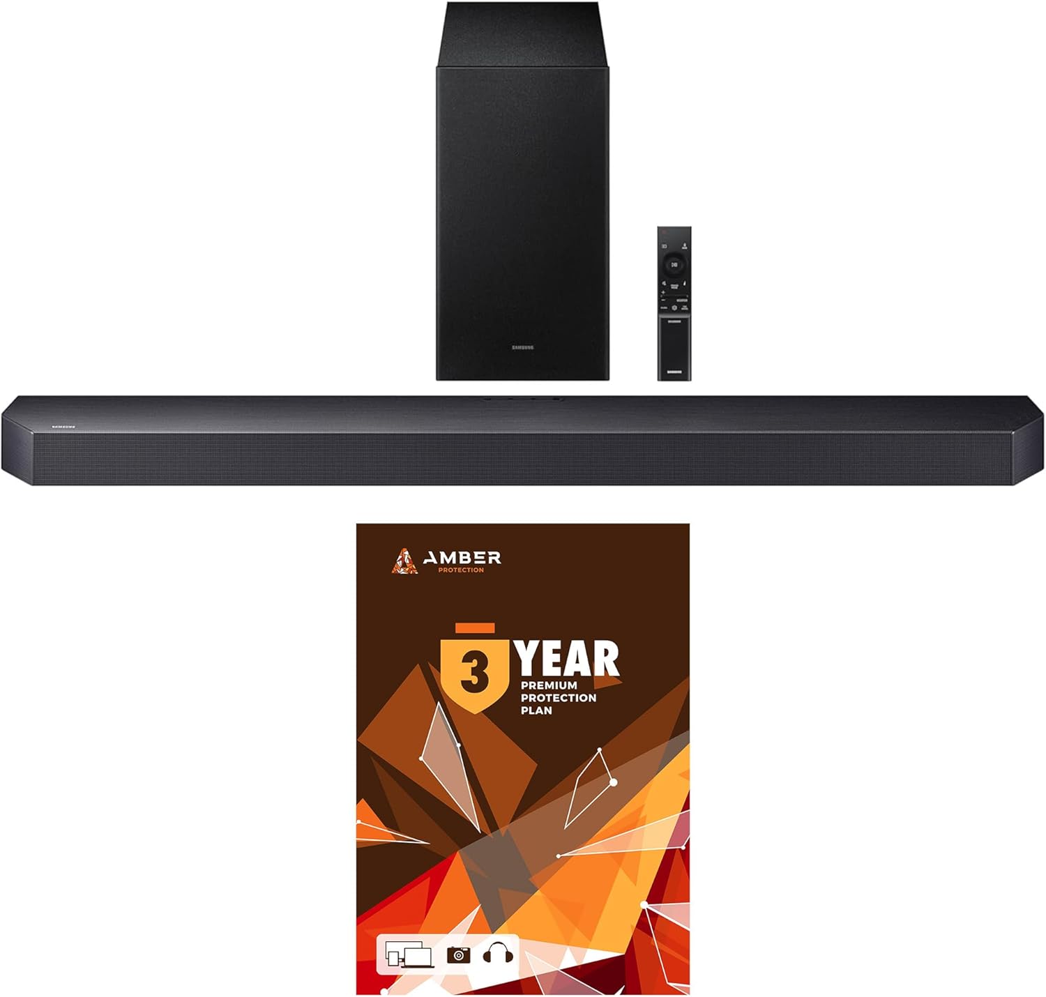 Samsung HW-Q600F Q Series Soundbar 3.1.2 Ch Sound and Subwoofer with 3 Year Amber Protection Plan (2025)