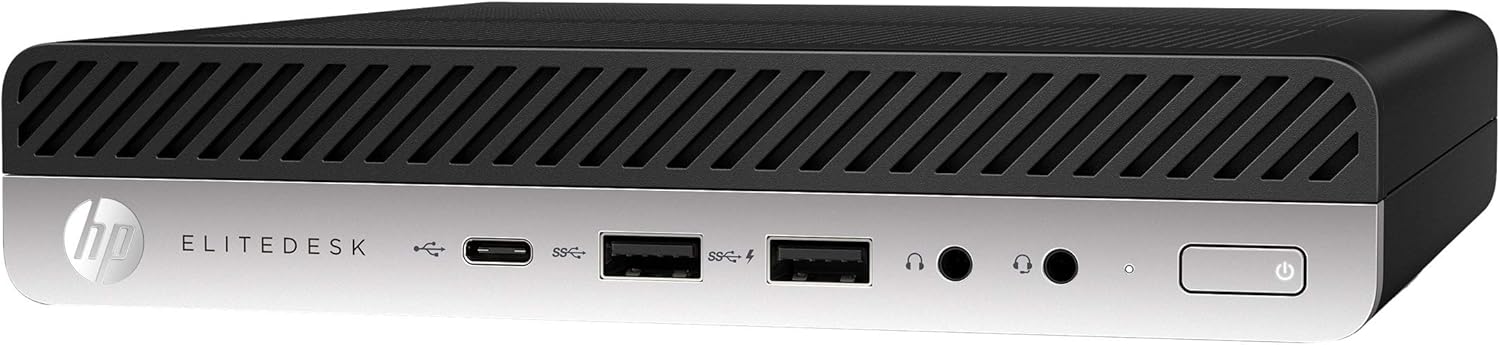 HP 4CB31UT#ABA EliteDesk 800 G4 Mini Intel Core i5 8500T 2.1 GHz Mini PC's, 8 GB RAM, Windows 10 Pro
