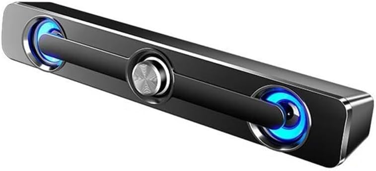 Wired Powerful Computer Speaker Bar Stereo Subwoofer Bass Speaker Surround Sound Box LED for PC Laptop