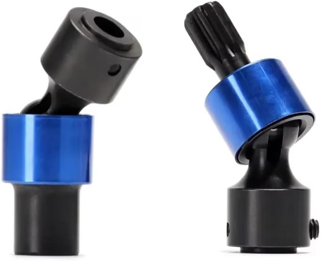 RC Car Transmission Shaft For Traxxas 1/10 For E-Revo 2.0 For VXL 86086-4 Brushless Transmission Shaft 8652 8655 8650 8651 Splined Front Rear Center Drive Shaft RC Car Parts(Blue)