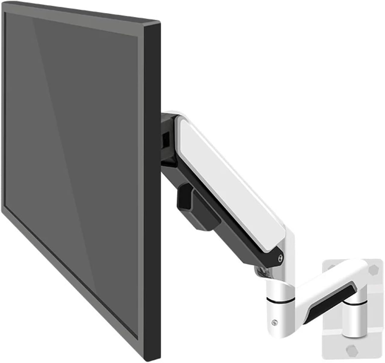 Wall mount with full-motion adjustable rotation and tilt, suitable for most 10-36 inch LED and LCD monitors, VESA 100x100mm wall mount(W3P)