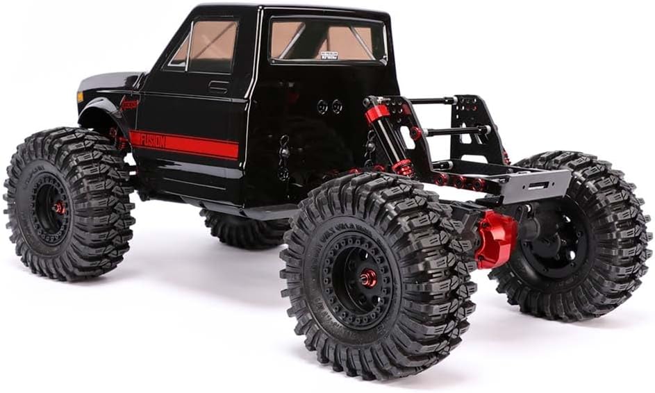 Redcat Ascent Fusion 1:10 Scale RC Rock Crawler, Brushless Motor, 4WD, Carbon Fiber Frame, Black