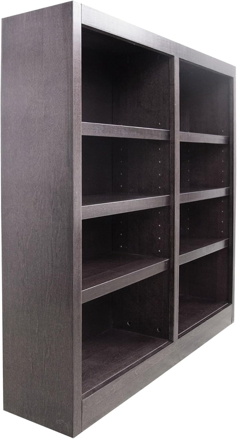 Concepts In Wood Book Shelf - Wood Bookcase Furniture 48 x 48 - Espresso