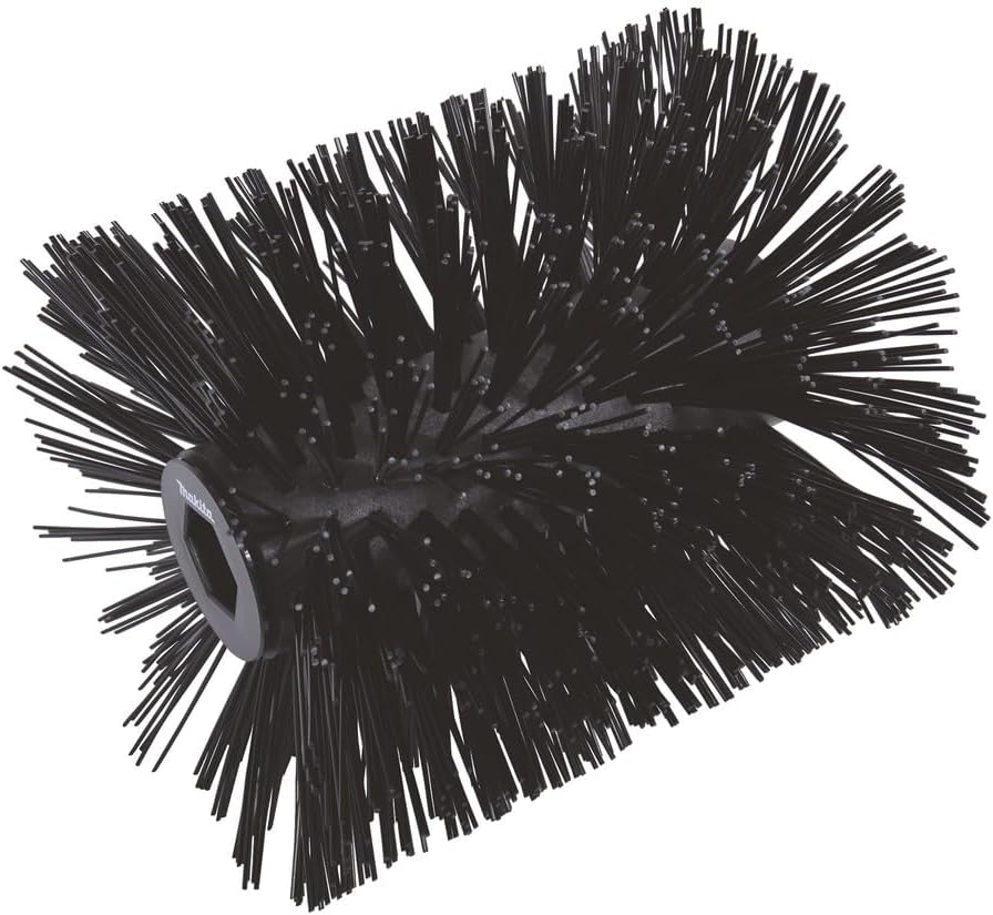 Makita XNR0000548 Sweeping Brush 30 cm Long, Diameter 26 cm, Robust Bristles for Stubborn Dirt on the Floor, Thorough Cleaning Performance, Suitable for BR400MP Sweeping Brush Attachment