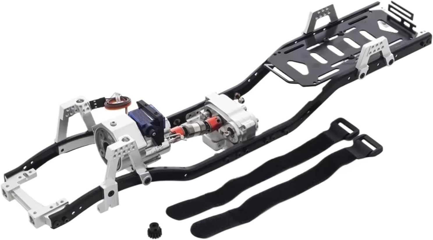 RC Chassis Frame Parts For Axial For SCX10 90046 1/10 313mm Wheelbase Metal For Chassis Frame With Prefixal 2 Speed Transmission Gearbox RC Crawler Car