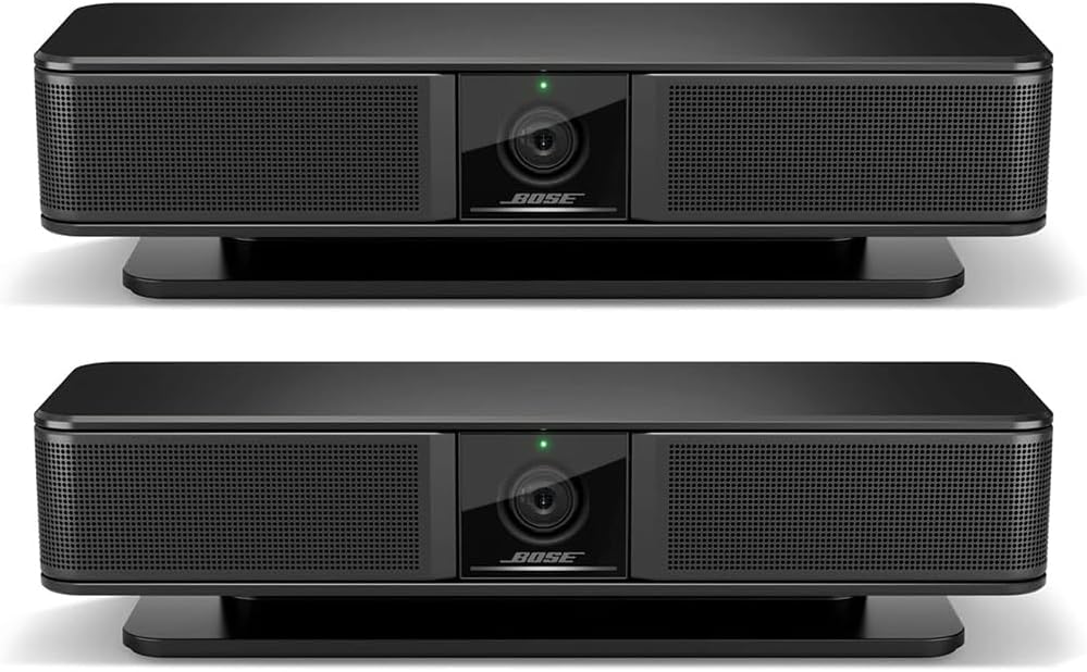 Bose Dual Pack Videobar VB-S, All-in-One USB Conferencing Device 4K Camera Beamforming Mics | Dual 2-Pack Bundle