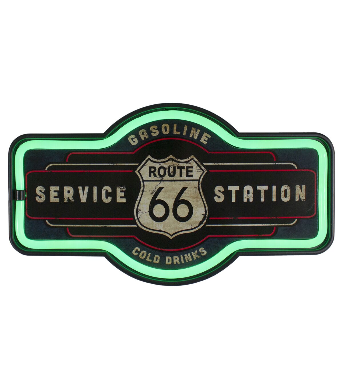 Northlight LED Lighted 'Route 66 Service Station' Neon Style Wall Sign