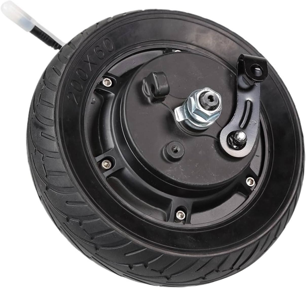 Inch Motor with Solid Tire and Drum Brake Only Electric Scooter 48V 600W 200×60mm Compatible WithMACURY, 1 Piece