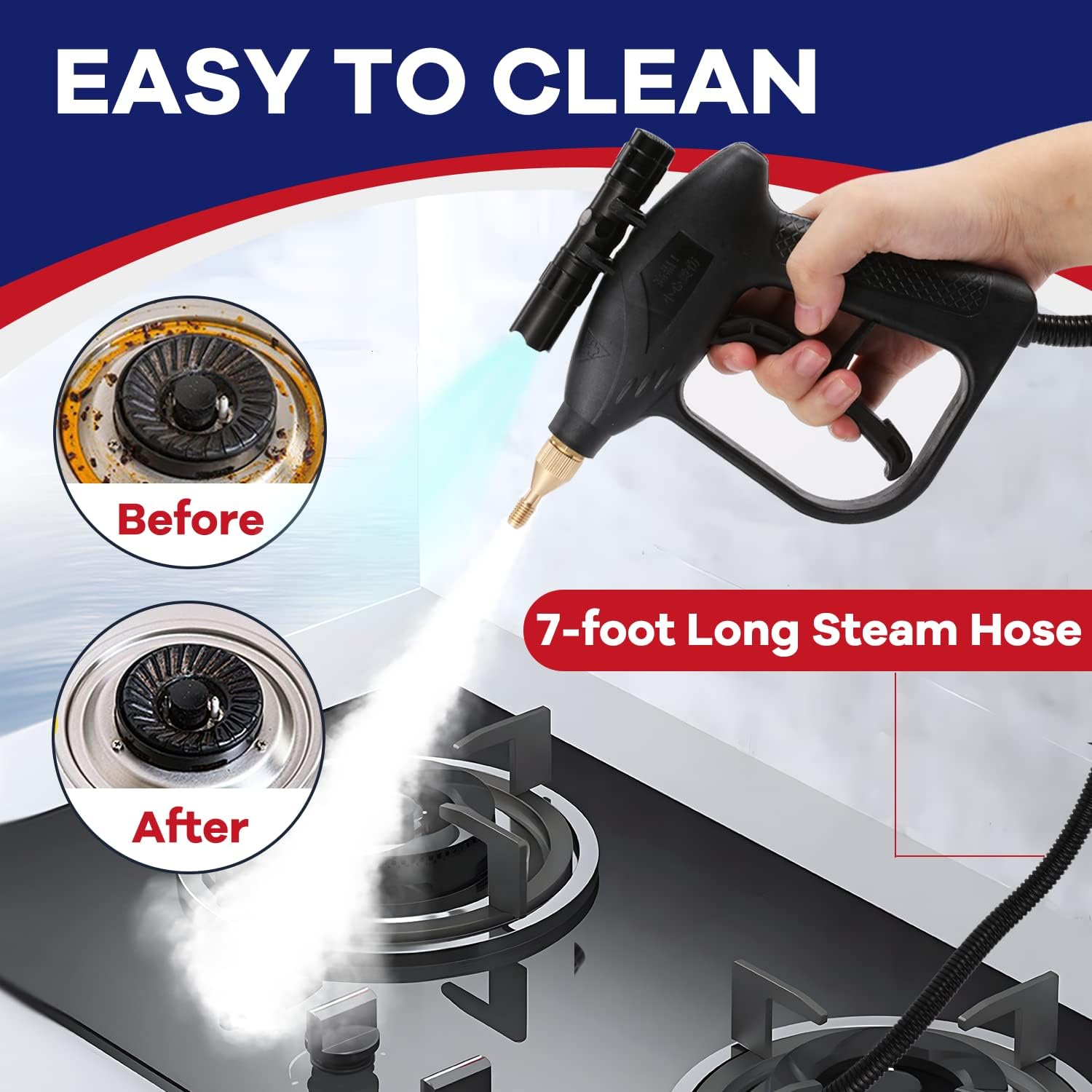 Moongiantgo 2 Units Handheld Steam Cleaner High Power Steamer