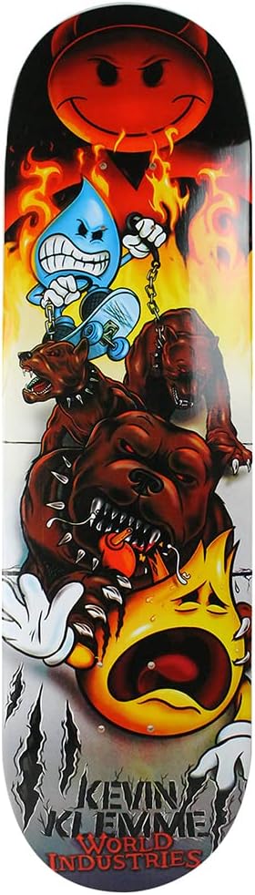 Wo​rld Industries Klemme Pitbull Deck 8.3 - Assembled AS Complete Skateboard