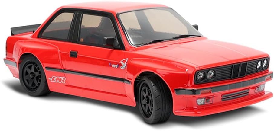 HNR Werewolf 1/10 Scale 4WD Brushless RC Race and Drift Car, 60A ESC, 3300KV Motor, 2.4G Remote, LED Lights, Racing and Drift Tires (red)