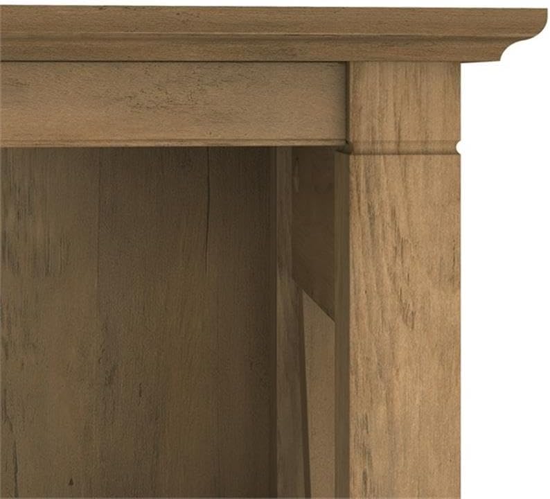 Pemberly Row Tall 5 Shelf Bookcase in Reclaimed Pine - Engineered Wood