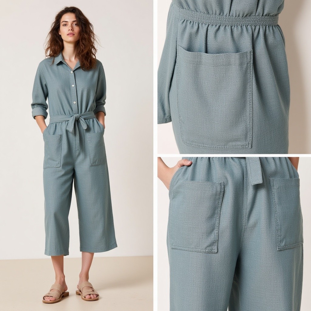 The Linen Jumpsuit // Lagoon