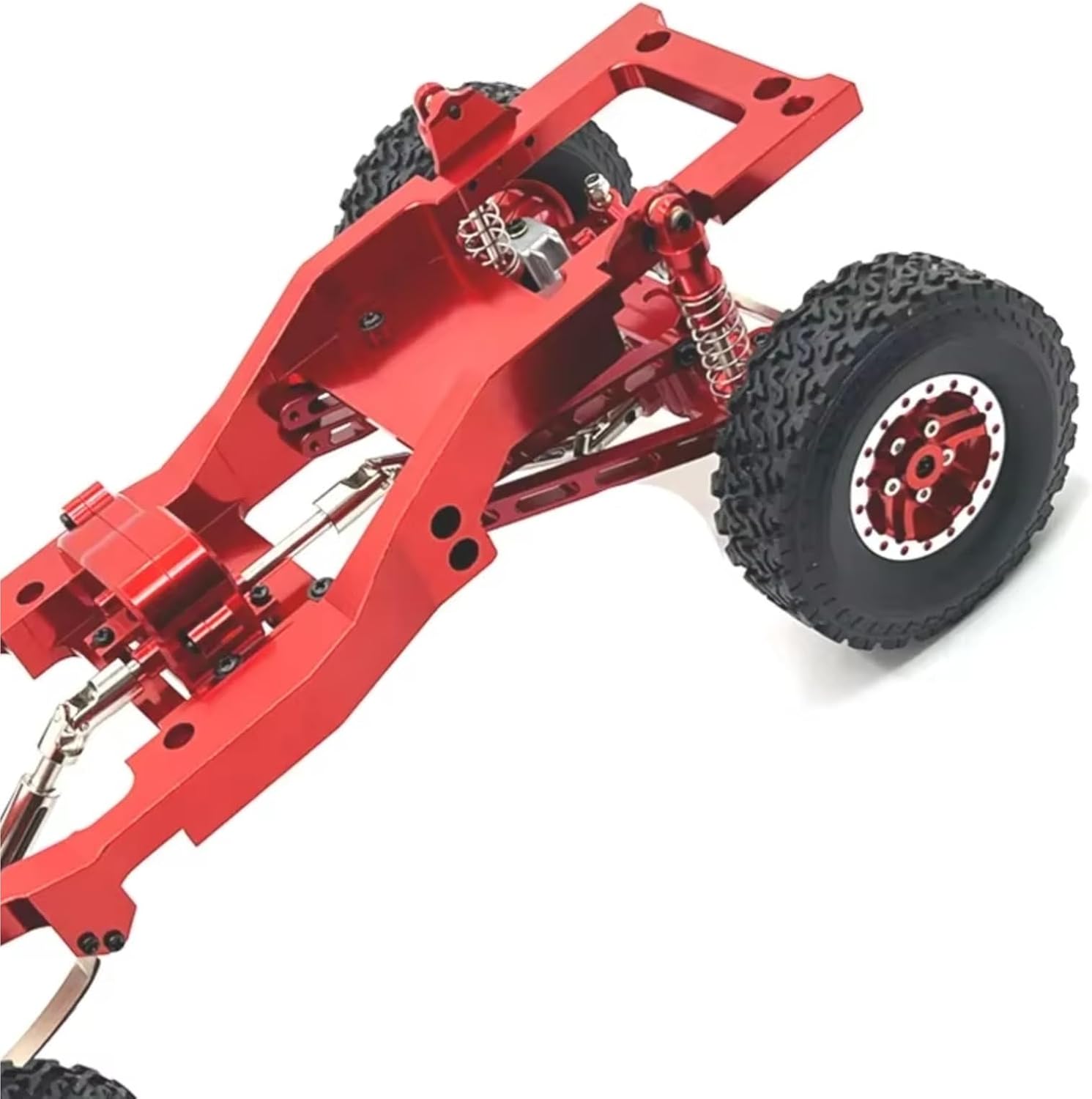 Rc Components For MN For MN82 LC79 1/12 Chassis Frame Wheel Hub TransmissionRC Car Parts Accessories Metal Upgrade Modification(Black)