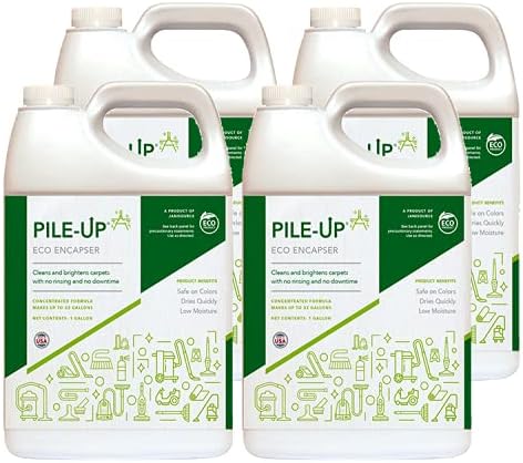 PileUP Eco Encapsulating Carpet Cleaner - Gallon (Case of 4)