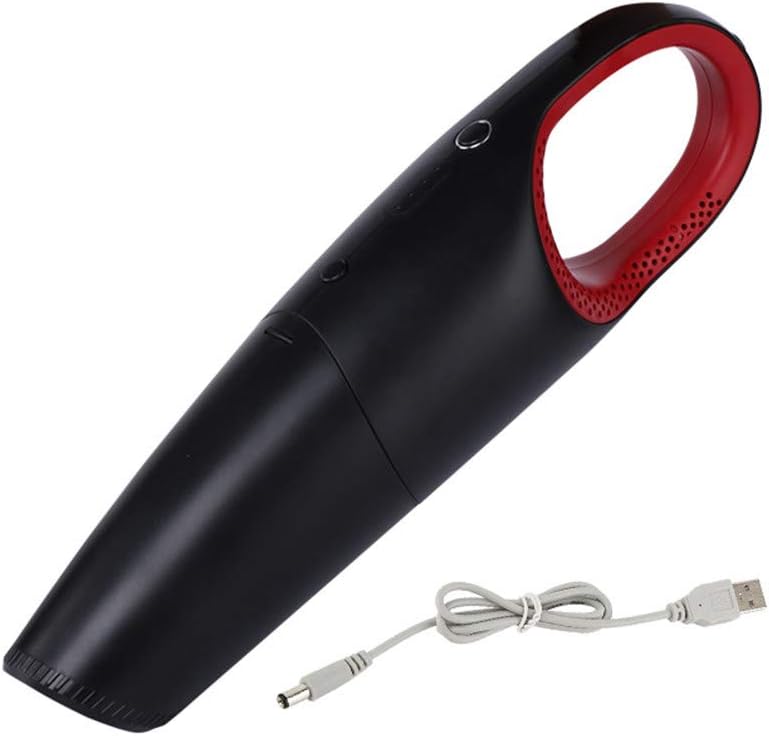 Handheld Vacuum Home Car Vacuum Cordless High Power Mini Vacuum Cleaner USB Rechargeable Black
