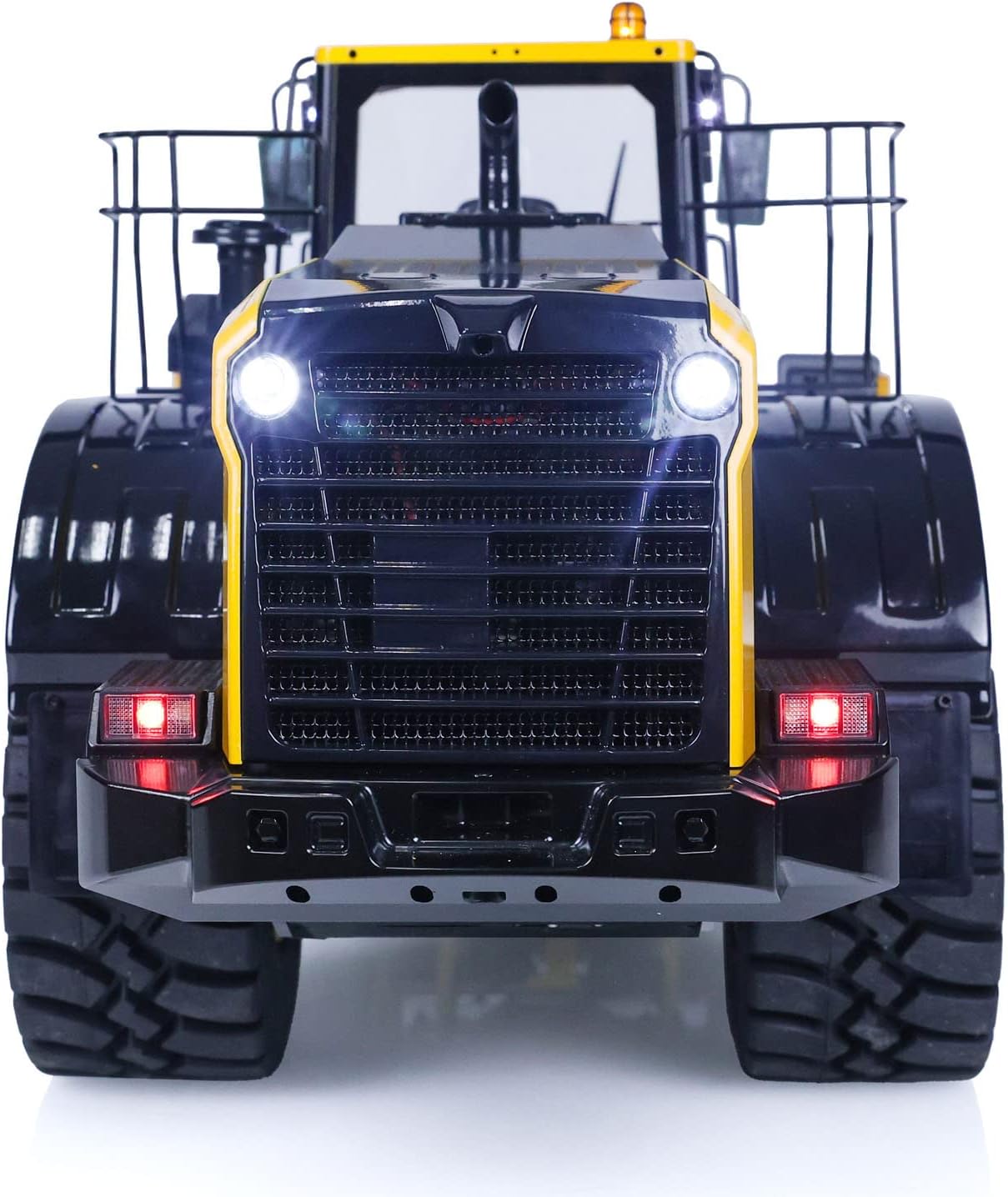 TOUCAN RC HOBBY US in Stock Metal 1/14 RC Hydraulic Loader WA480 Heavy Construction Machine Differential Lock Axles Quick Coupler Fork Light Sound ST8