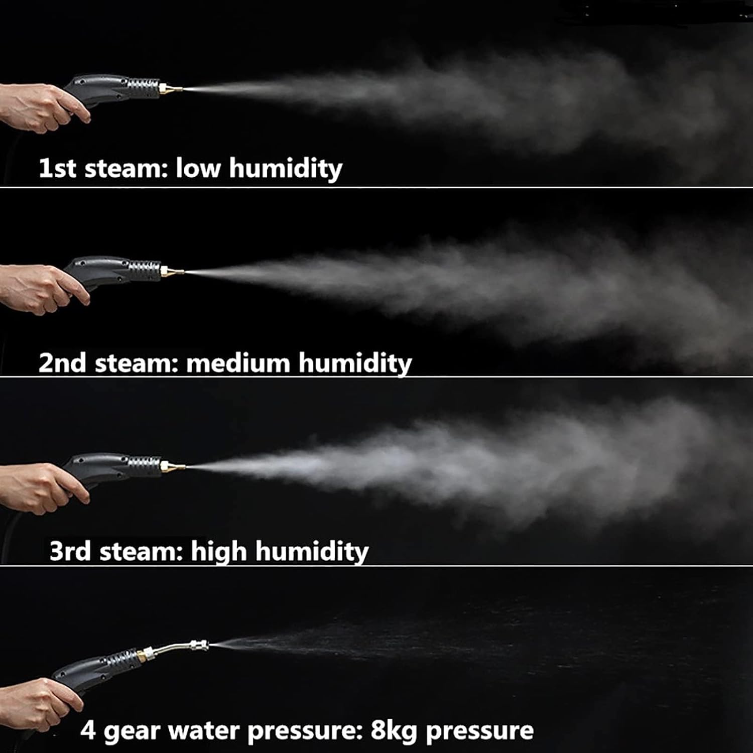 KANGJIEM High Temperature and high Pressure steam Cleaner 3000W, high Pressure steam Cleaner, steam Cleaning Machine