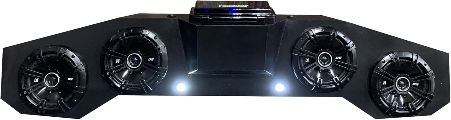 Galena Compatible with can am x3 Maverick Stereo Radio 4 Speaker bt Sound bar 2