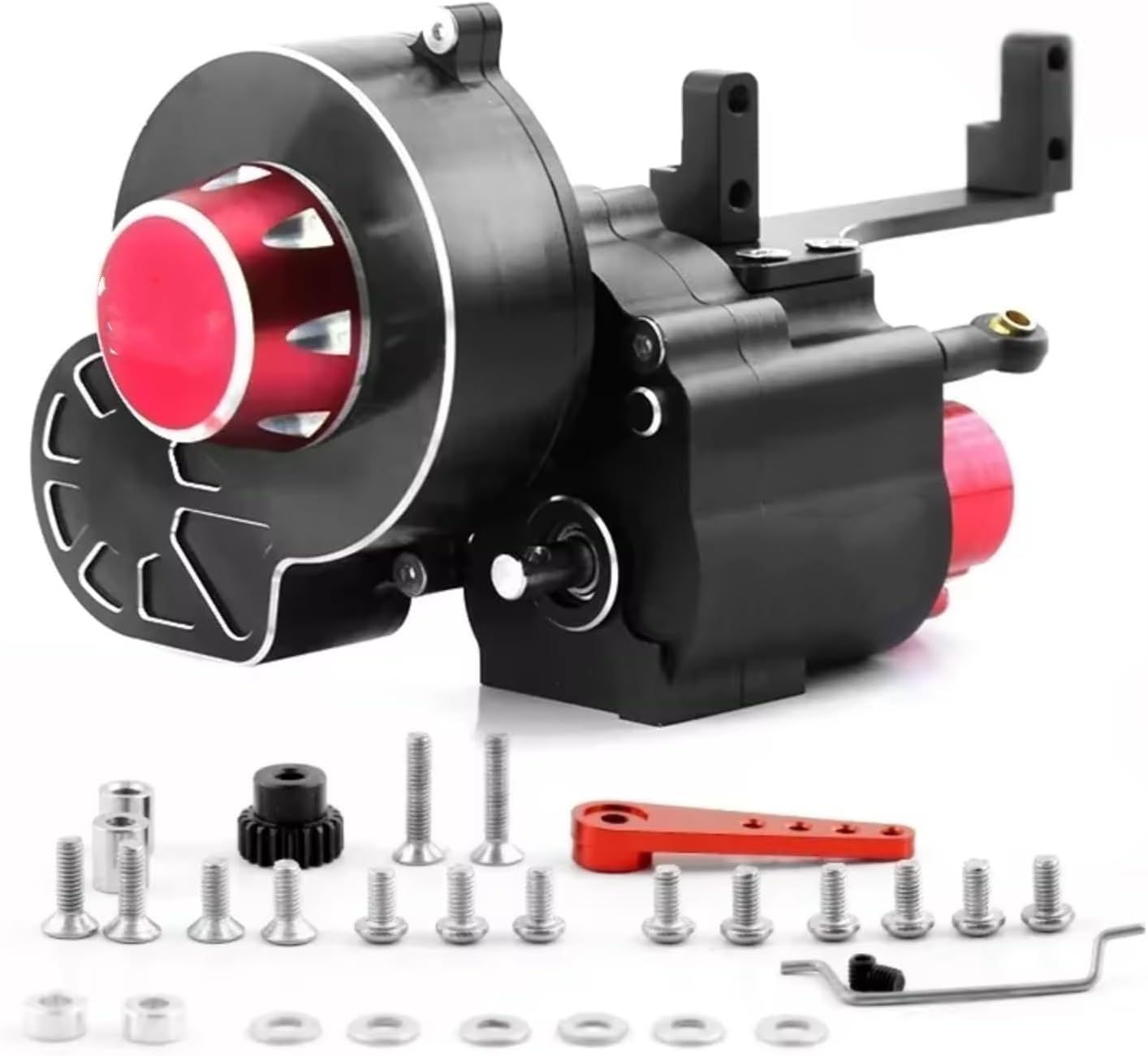 RC Gearboxes For Axial For SCX10 II III 1/10 Metal 2 Speed Shiftable Transmission Gearbox RC Crawler Car Upgrades Parts