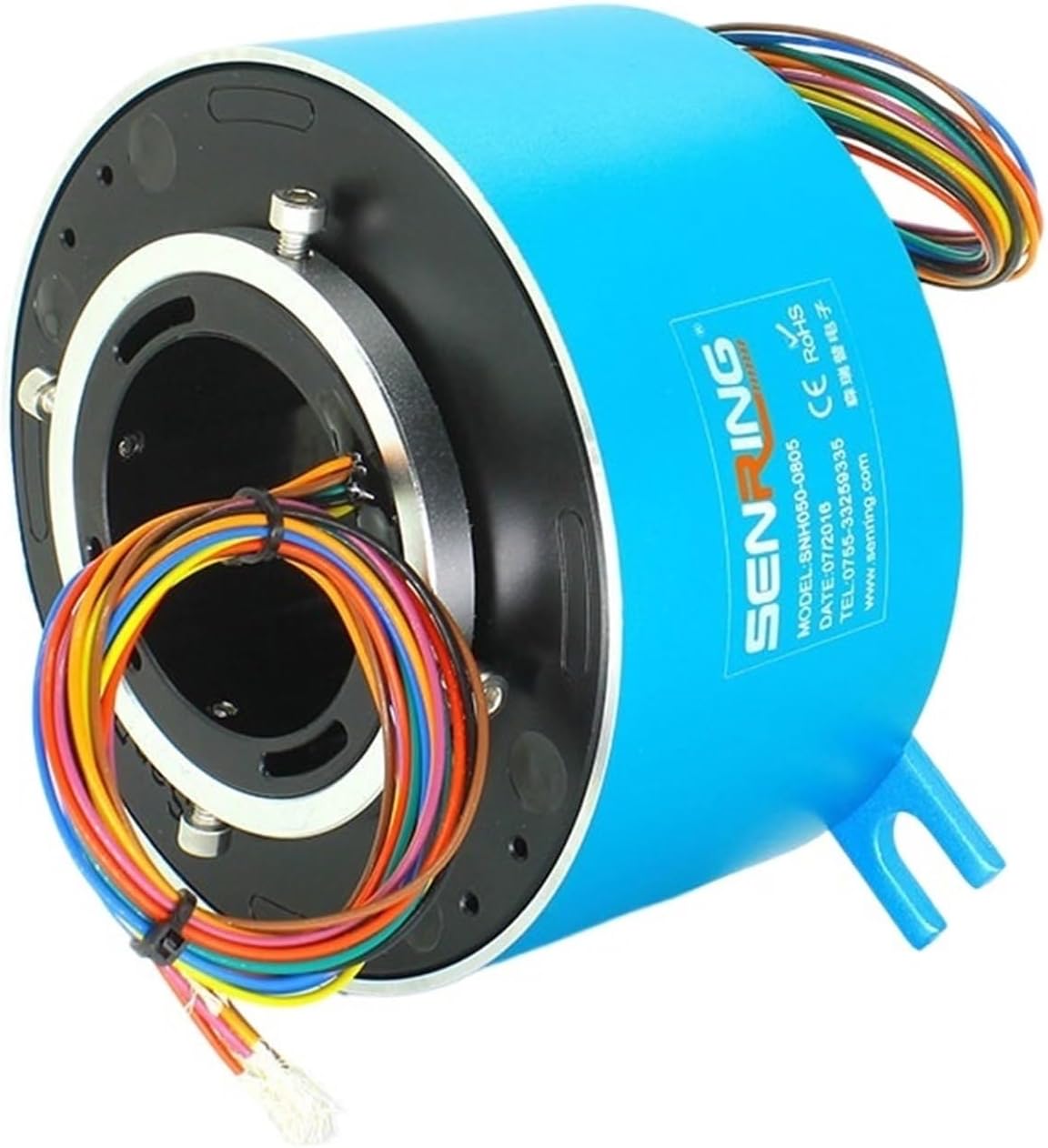 Through Hole Slip Ring Electric Sliprings Hole Size 50mm 18 Channel 2A-10A Slip Ring Rotary Union(50X119mm 18CH 2A)
