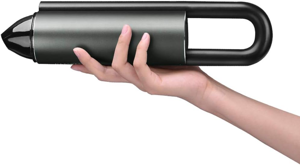 Cordless Handheld Vacuum Cleaner with LED Light and HEPA Filter 5000Pa Rechargeable Lightweight Wet Dry Vacuum for Home,Office,Desk,Car,Dust,Pet Hair Cleaning,Silver (Bl