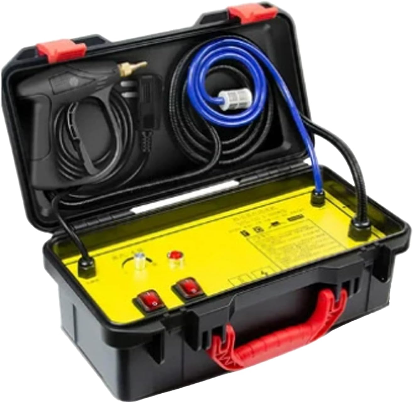 3200W Commercial High Pressure Steam Cleaner, Handheld Portable Instant Steam Cleaning Machine,Efficient Home Steam Cleaning System,for Car Detailing,Floor,Upholstery,Kitchen,Sofas (Yellow)