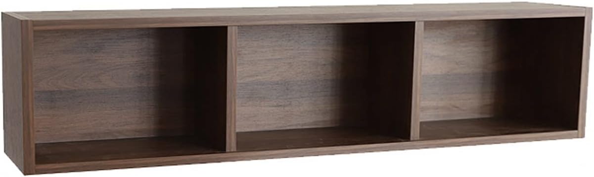 Bookshelf for Bedroom Home Bookshelf Wall Hanging Multi-Grid Bookshelves Wooden Storage Rack Wall Decoration Rack for Bedroom, Living Room and Home Office Bookcase/Bookshelves (Color : B, Size : L)