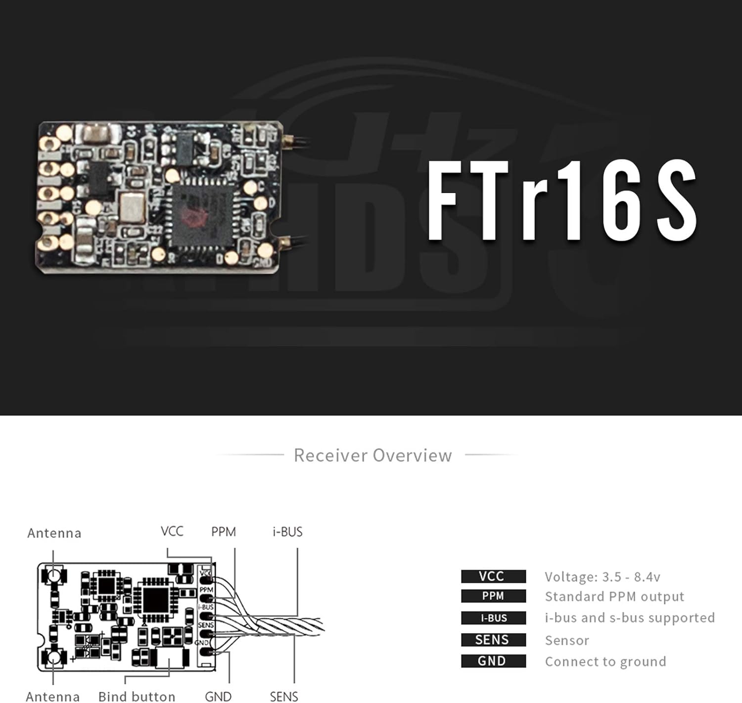 GoolRC Flysky Paladin PL18 2.4GHz 18CH Radio Transmitter with FS-FTr10 and FTr16S Receiver for RC FPV Racing Drone Airplane Helicopter Multicopter Engineering Vehicle - Mode 2 (Left Hand Throttle)