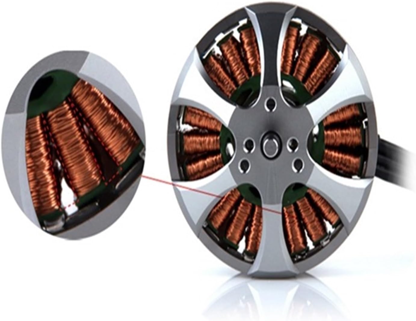 Compatible for T-Motor MN5212 Brushless Motor KV340 4-8S Foruav RC Drones Quadcopters Helicopter Multi-Axis Multi-Rotor