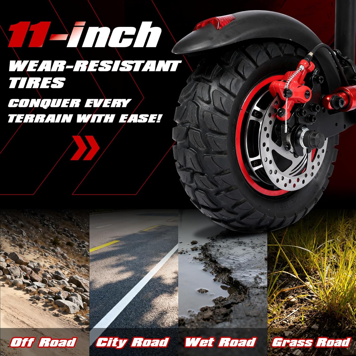 DOF 1600W/1200W Motor Electric Scooter for Adults, Dual Disc Brakes & Suspension, 48V 21Ah/18Ah Long Range Battery, Up to 31 MPH, 37+ Miles, 11