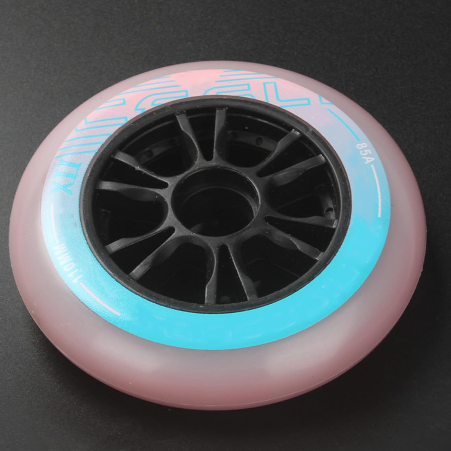 Inline Skate Wheels for Outdoor Indoor Inline Skate Replacement Wheel 90MM 100MM 110MM Big Wheel Professional Speed Inline Hardness 85A 8-Pack Pink