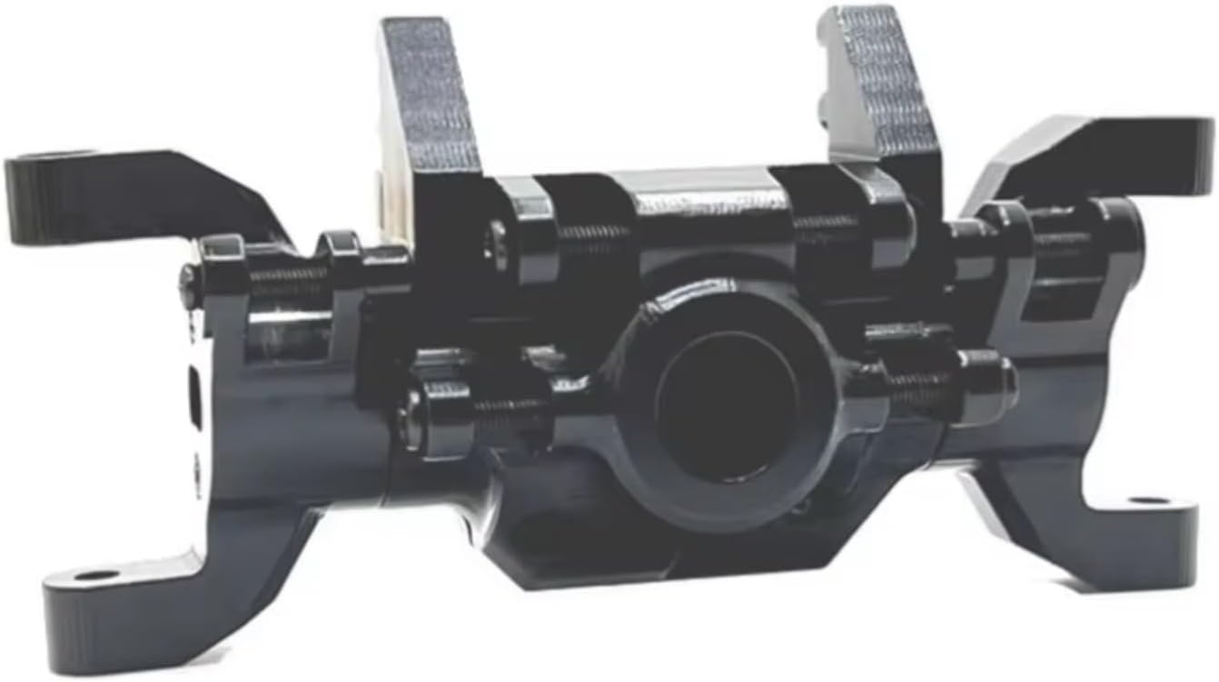 RC Cars Parts For Huangbo ZP1001 ZP1002 ZP1003 ZP1004 1/10 Metal CNC Front And Rear Axle Shell RC Car Upgrade Parts(Black)