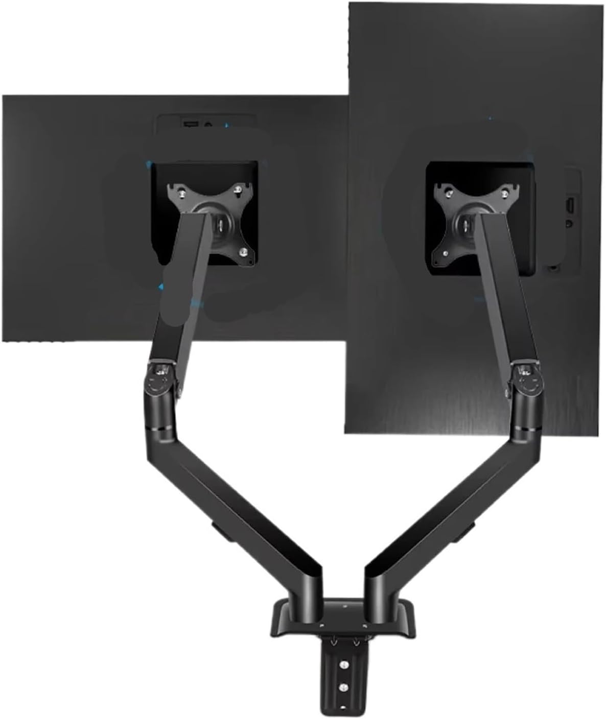 Monitor Stand M22B Gas Spring 17-30 Inch LCD LED Stand Dual Black Monitor Stand Arm