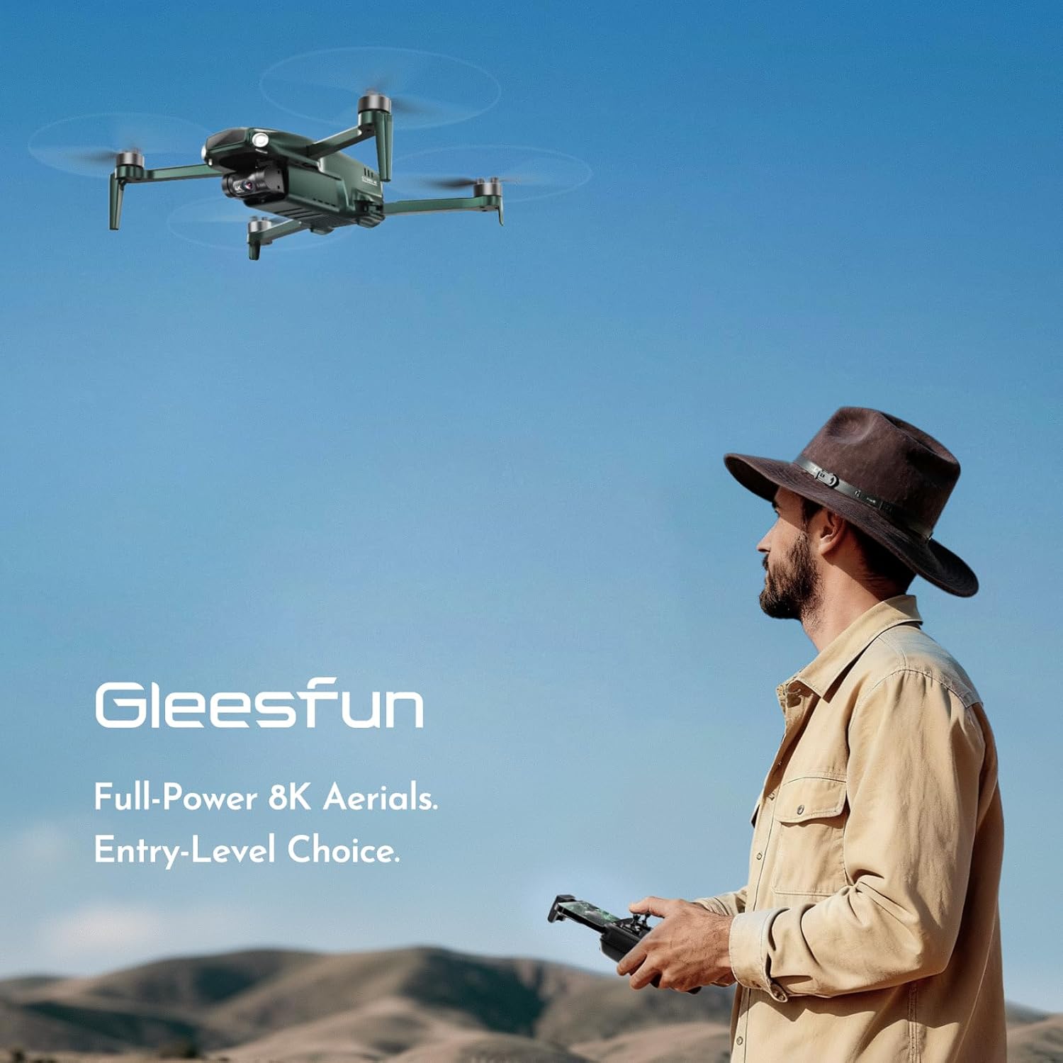 G11MINI 4K, Drones with Camera for Adults 4K Video 8K Photo, Camera Drone with 3-Axis Gimbal 20000ft Transmission, Cruise Control GPS with Beeper, Under 249g No FAA Required, Beginners (96-Min Flight)