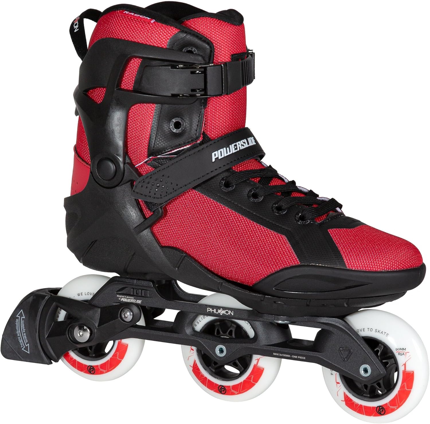 Powerslide Radon Inline Skate 3 x 90 Men's Fitness for Men and Women