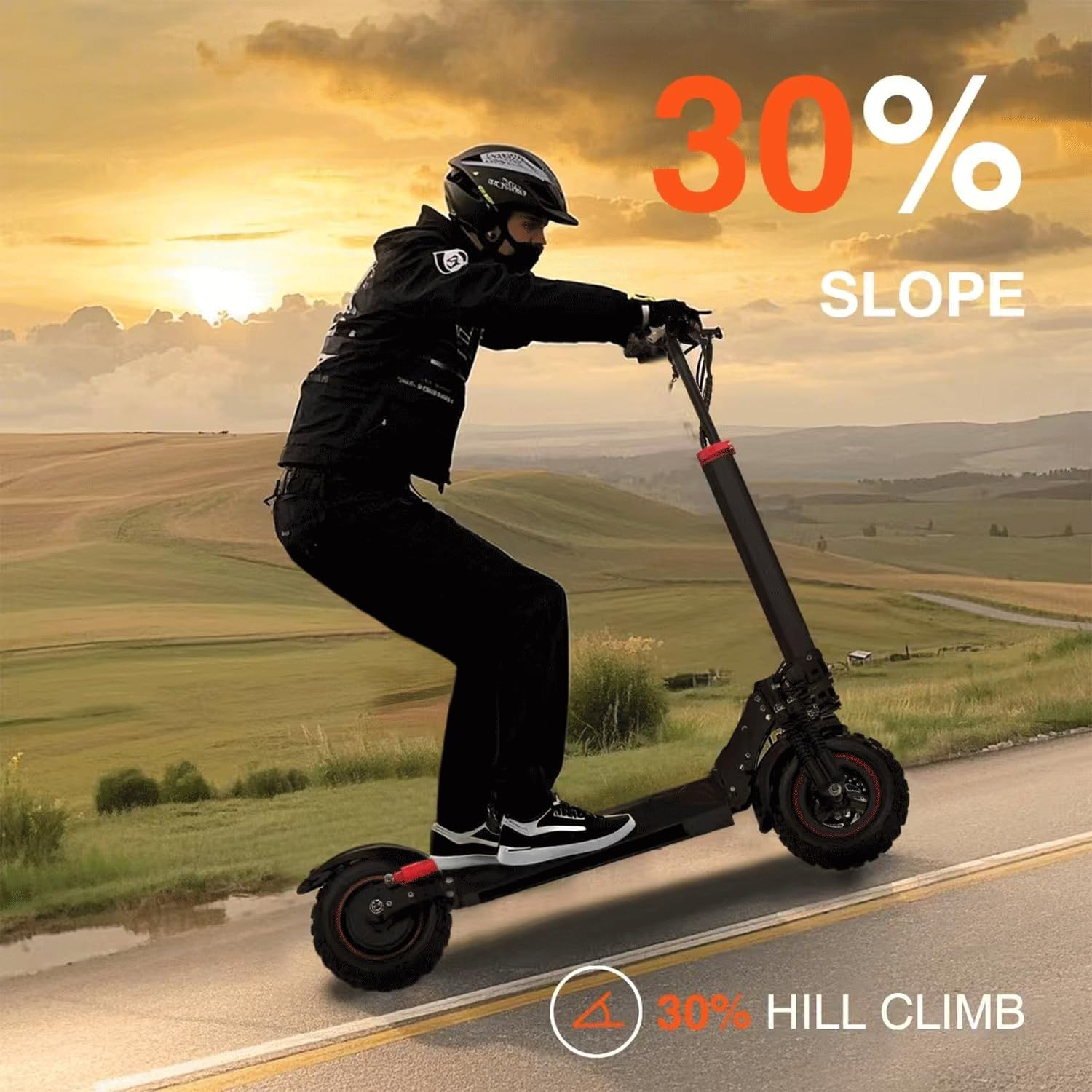 Electric Scooter Adults, 1200-1600W Motor, Up to 31/34 MPH Top Speed & 37 Miles Long Range, 48V 18/21AH Big Battery, 11