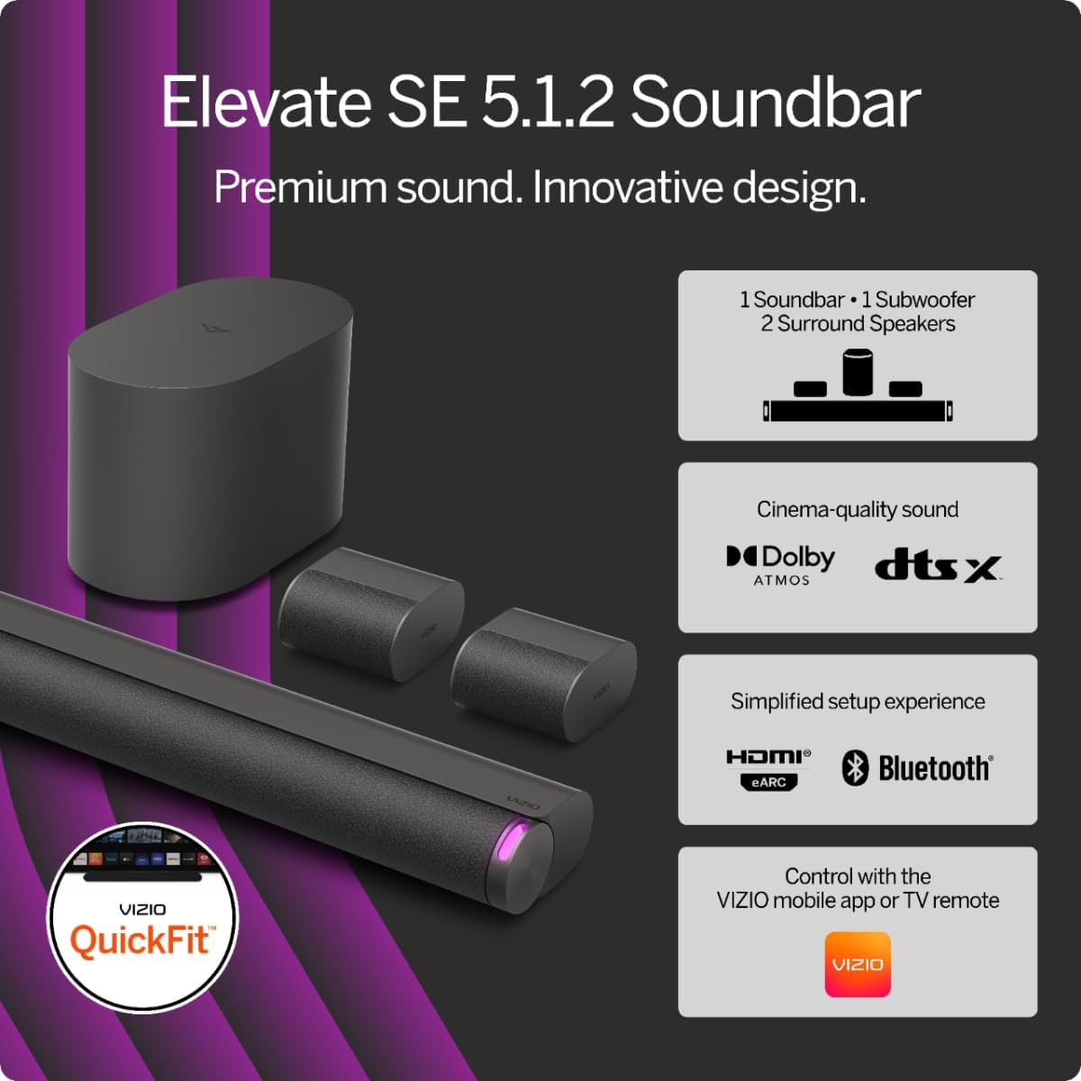 VIZIO 5.1.2 Elevate SE Soundbar